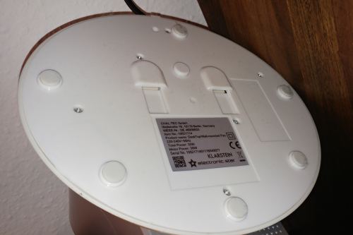 Wandbefestigung ist natürlich auch möglich
